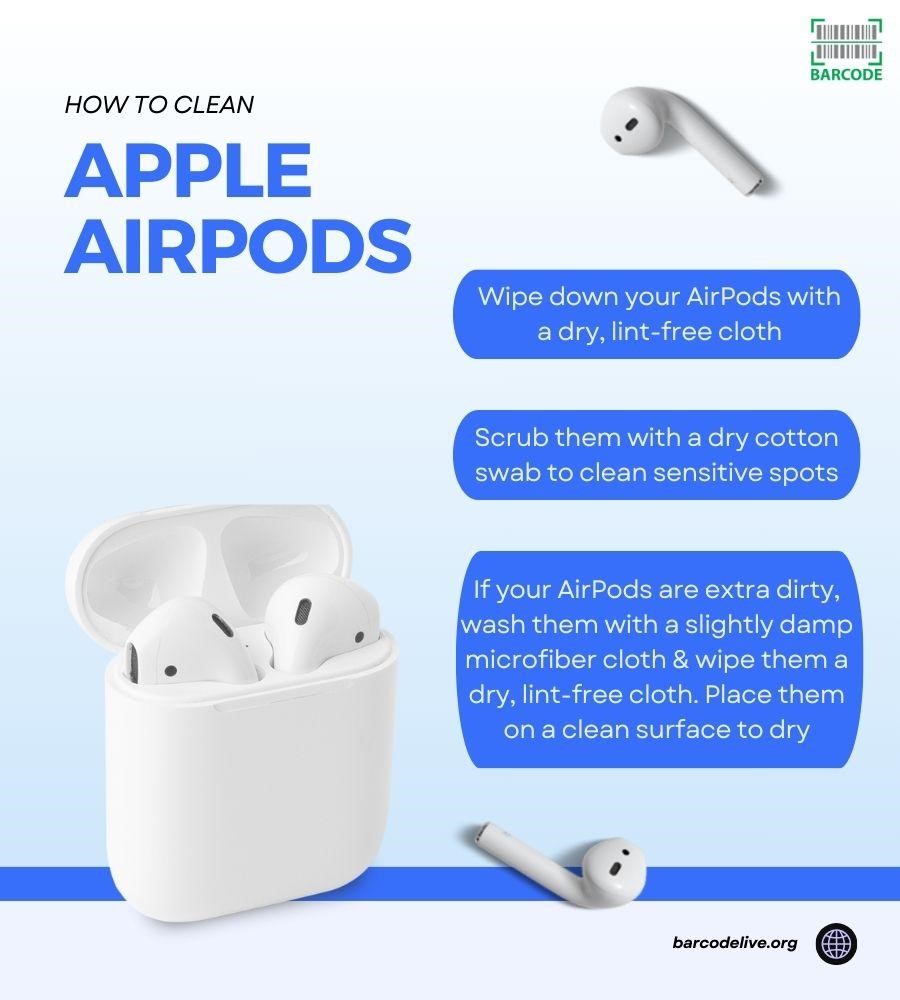 Steps to clean best Apple AirPods