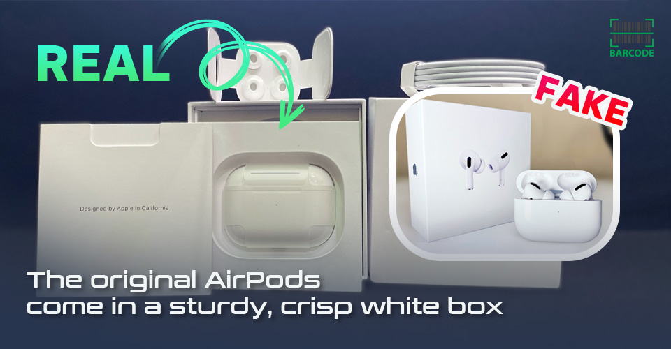 You should pay attention to the AirPods packaging