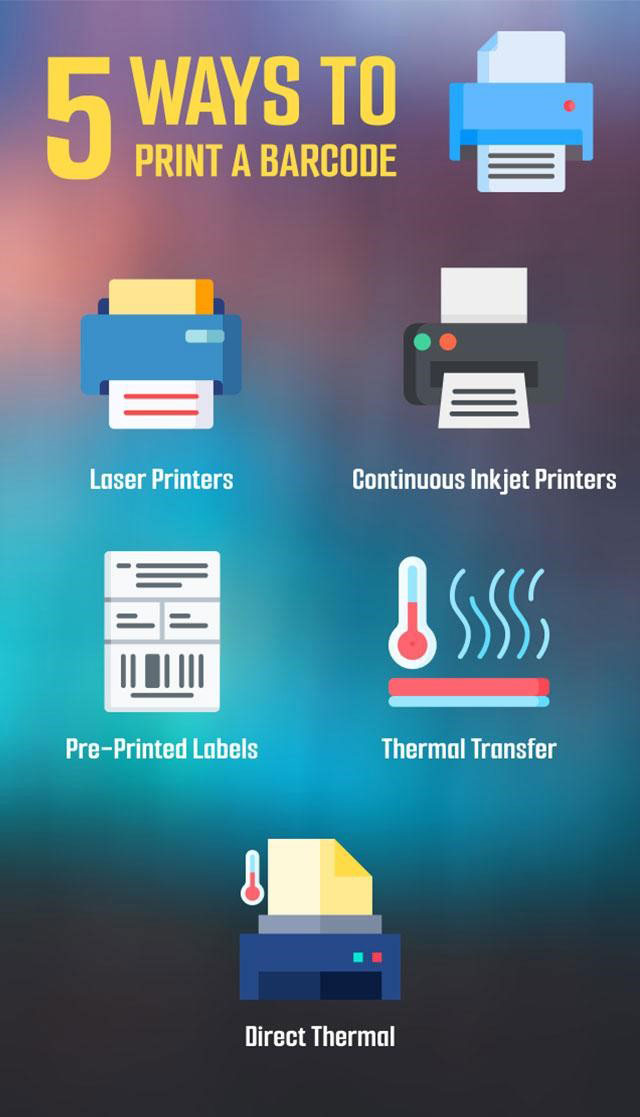 5 ways to print a barcode