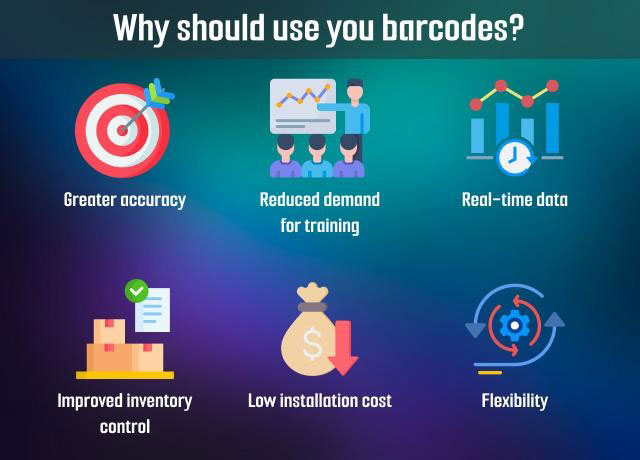 Benefits of using barcodes