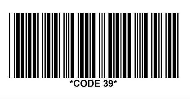 Code 39 barcode