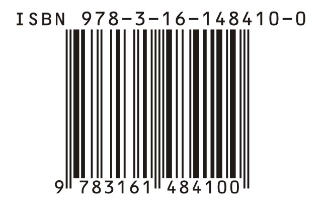 An ISBN barcode