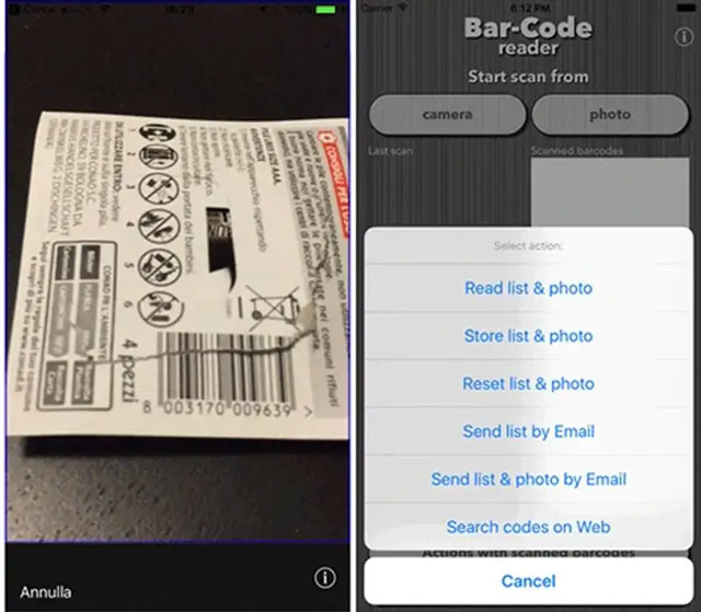 Bar-Code app