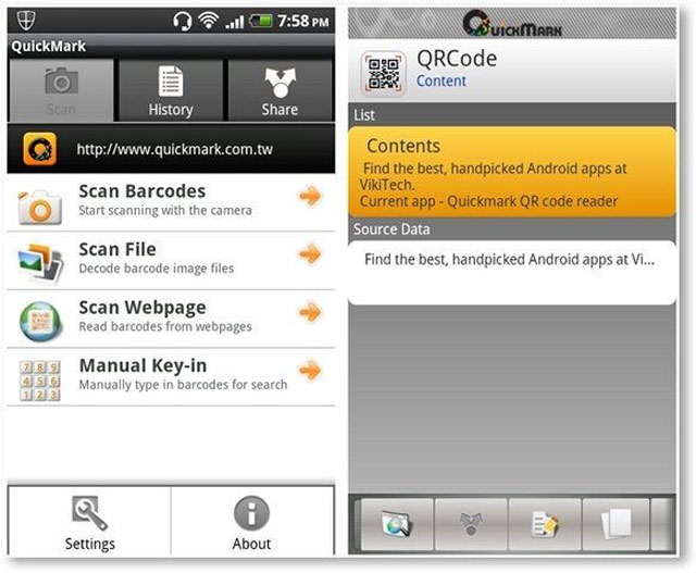 QuickMark app