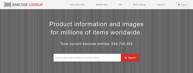 Barcode Lookup