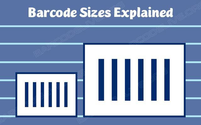 A guide on barcode size