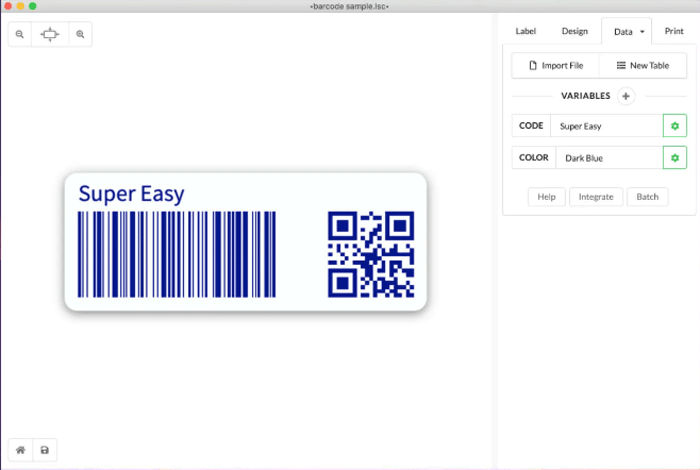 An example of a barcode generator
