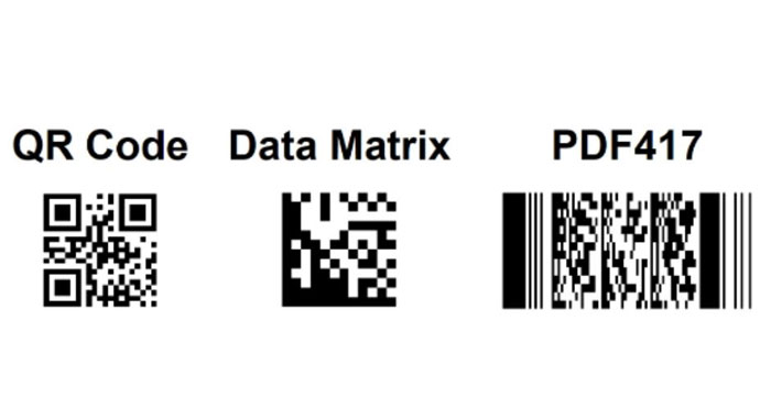 3 common types of 2D barcodes