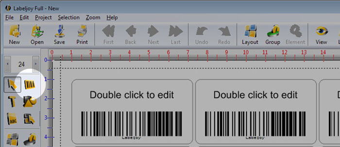 Establish a barcode field.