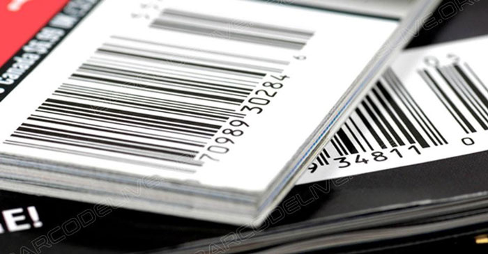 An example of a magazine bar code