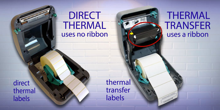 Direct thermal vs Thermal transfer