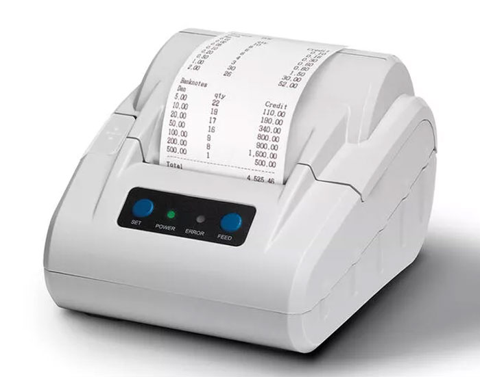 How does a thermal printer work?
