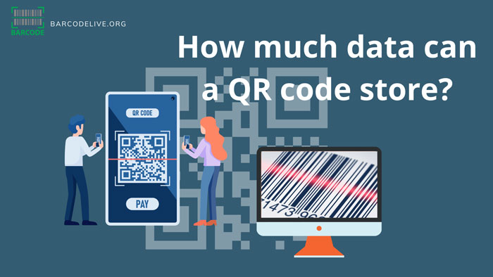 How is the QR code data size?