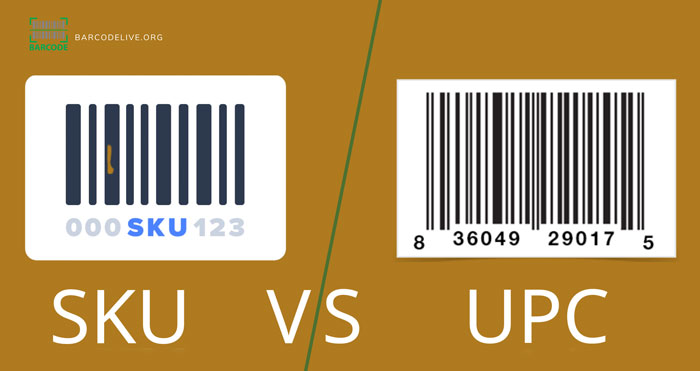 Difference between SKU vs UPC