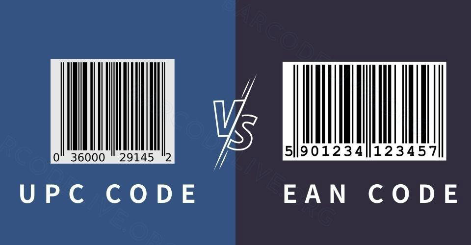 Upc Vs Ean A Full Comparison Of 2 Popular Barcode Types 2060