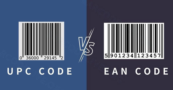 What is the difference between UPC and EAN?