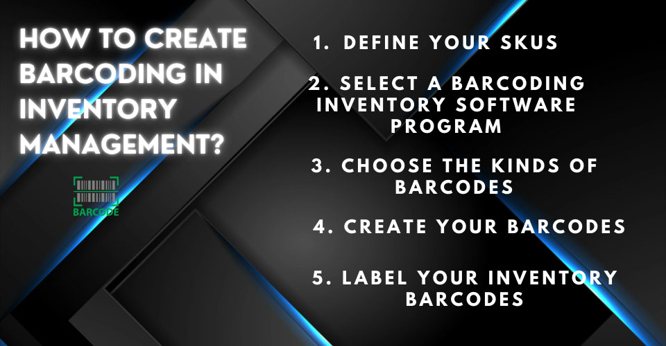 Guide on how to create barcode inventory
