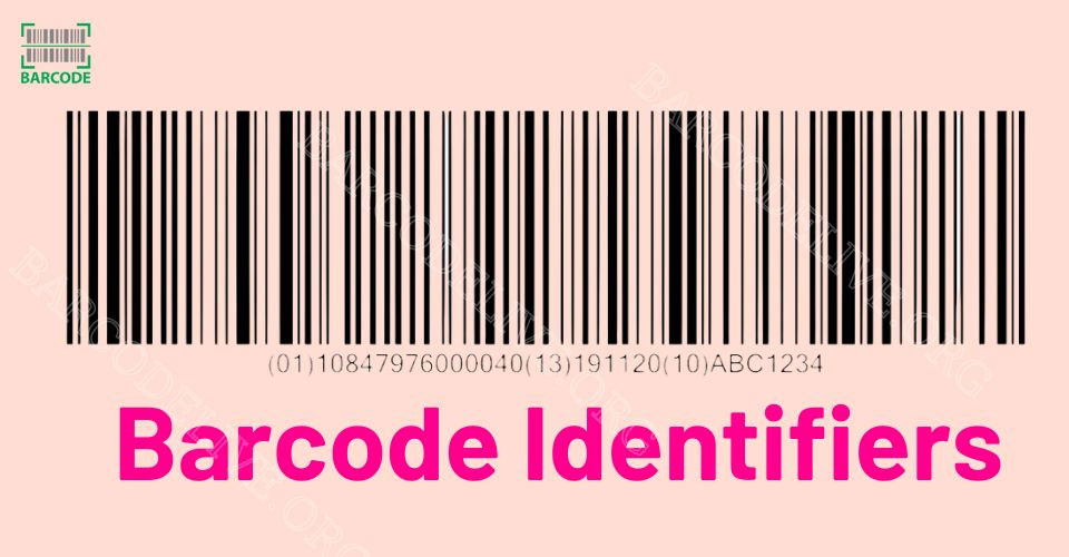 What is a barcode format identifier?