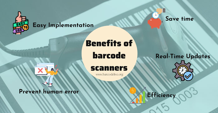 Benefits of barcode scanners