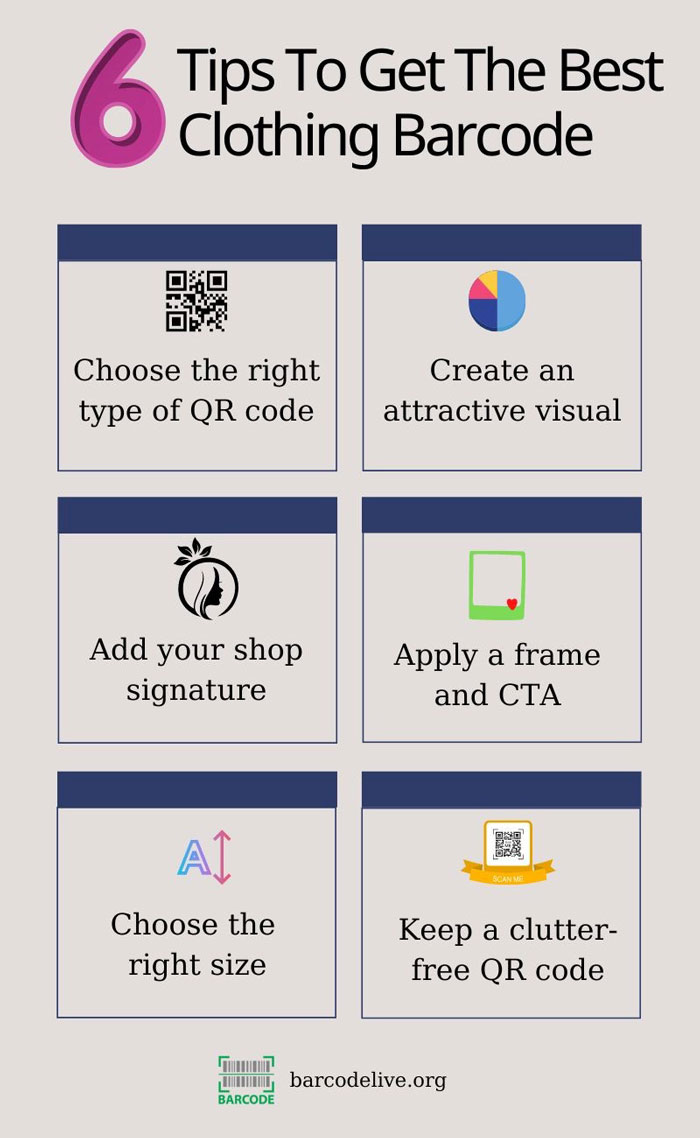 Tips to maximize your clothing barcodes