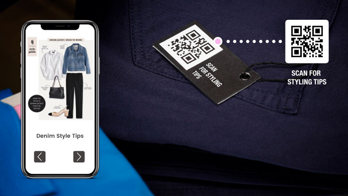 Scan clothes barcode