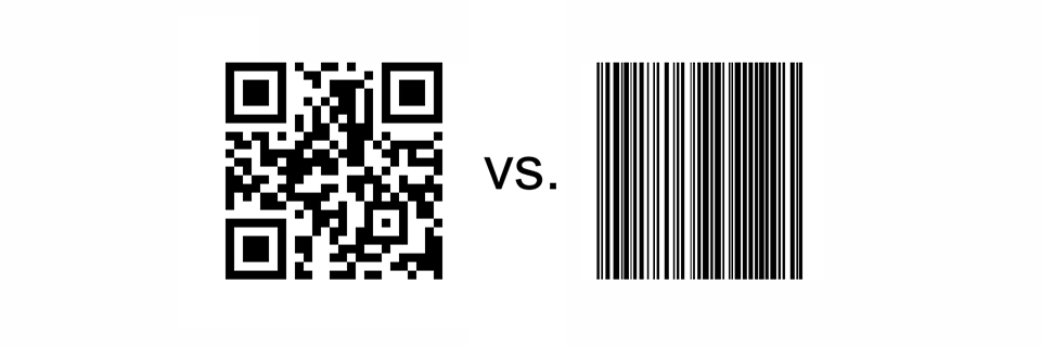 Difference between barcodes and QR codes