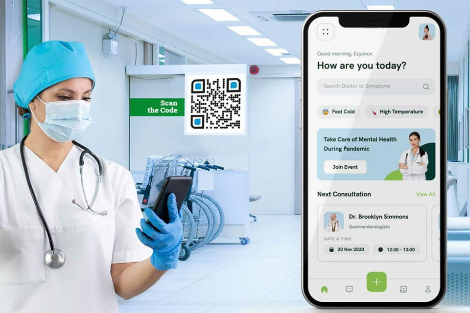 QR code in health care