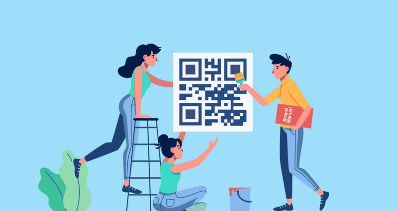 QR code visual