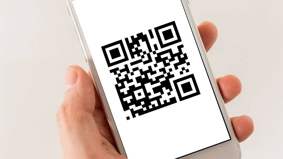 A QR code