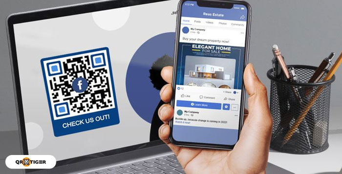 Using Facebook QR code for home maintenance & repairs