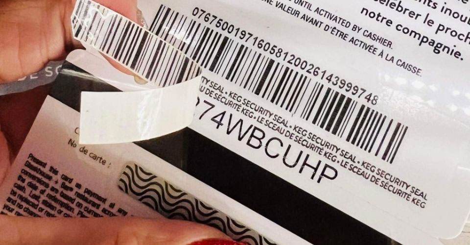 A new gift card scam has appeared