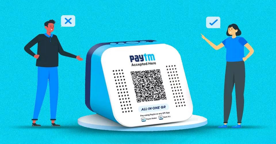 Paytm QR codes by Cred
