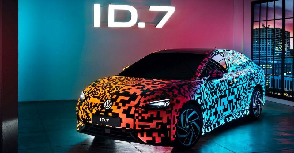 Volkswagen's ID.7 With QR Code Paints At CES 2023