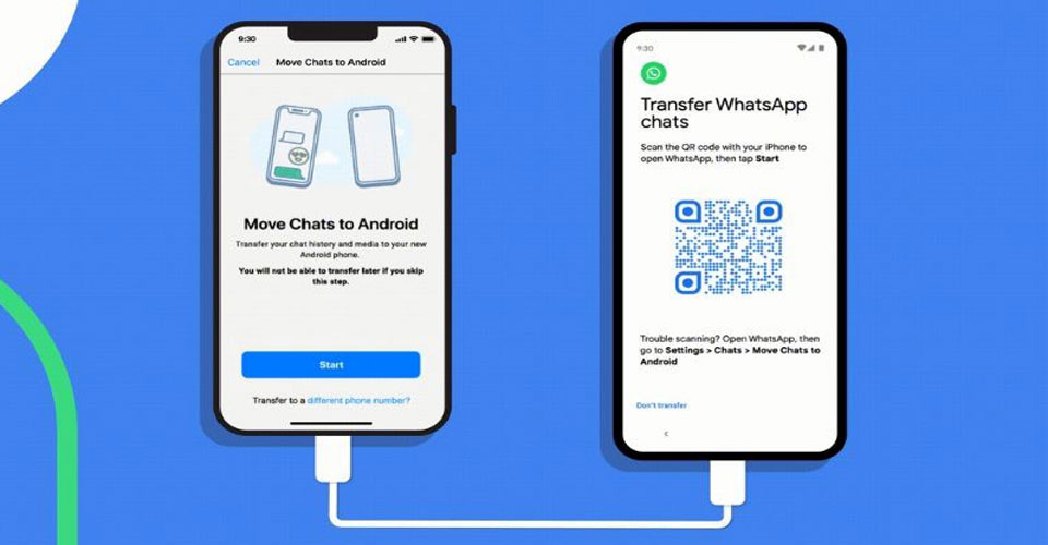 WhatsApp chat transfer