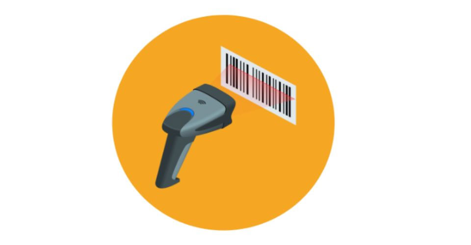 The working principle of a barcode scanner