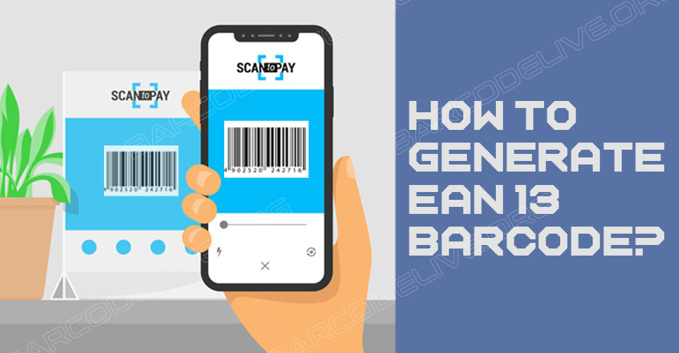 How to use an EAN 13 barcode generator