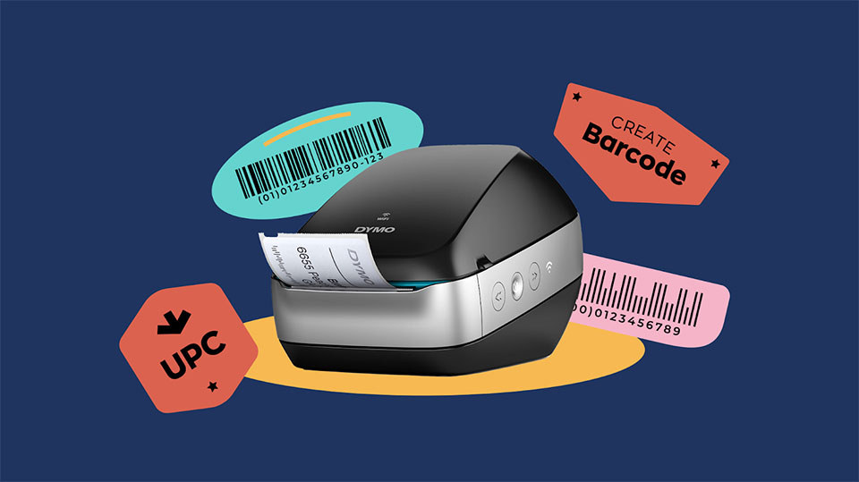 Using a barcode, you can’t create your own name for items