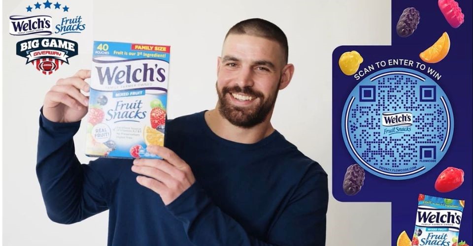 Welch's Fruit Snacks and its QR code-enabled TV ads