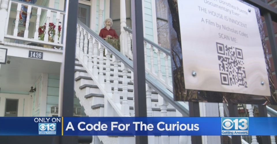 Dorothea Puente's home with a QR code