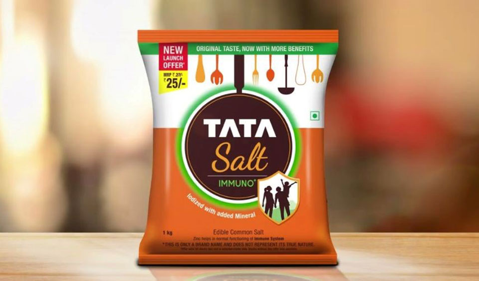 Tata salt is iodized