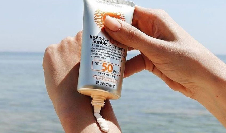 3W Clinic Intensive UV Sunblock Cream