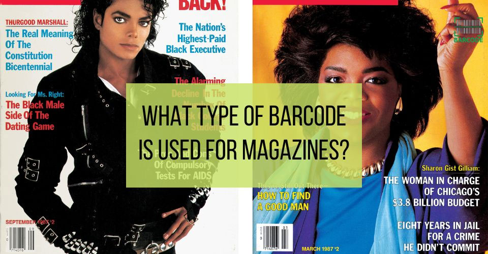 What kind of barcode does a magazine need?