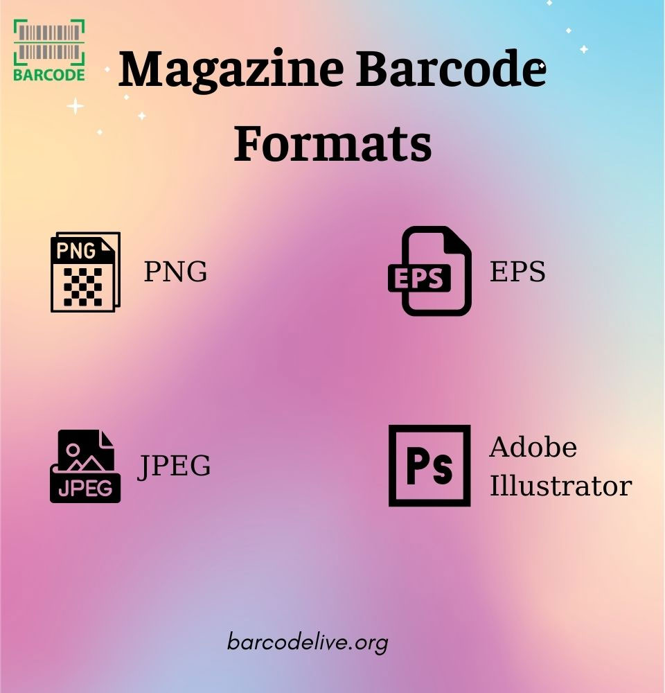 You may pick a suitable barcode format