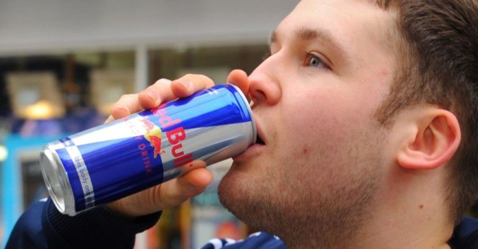 Drinking energy drinks is not good for your health