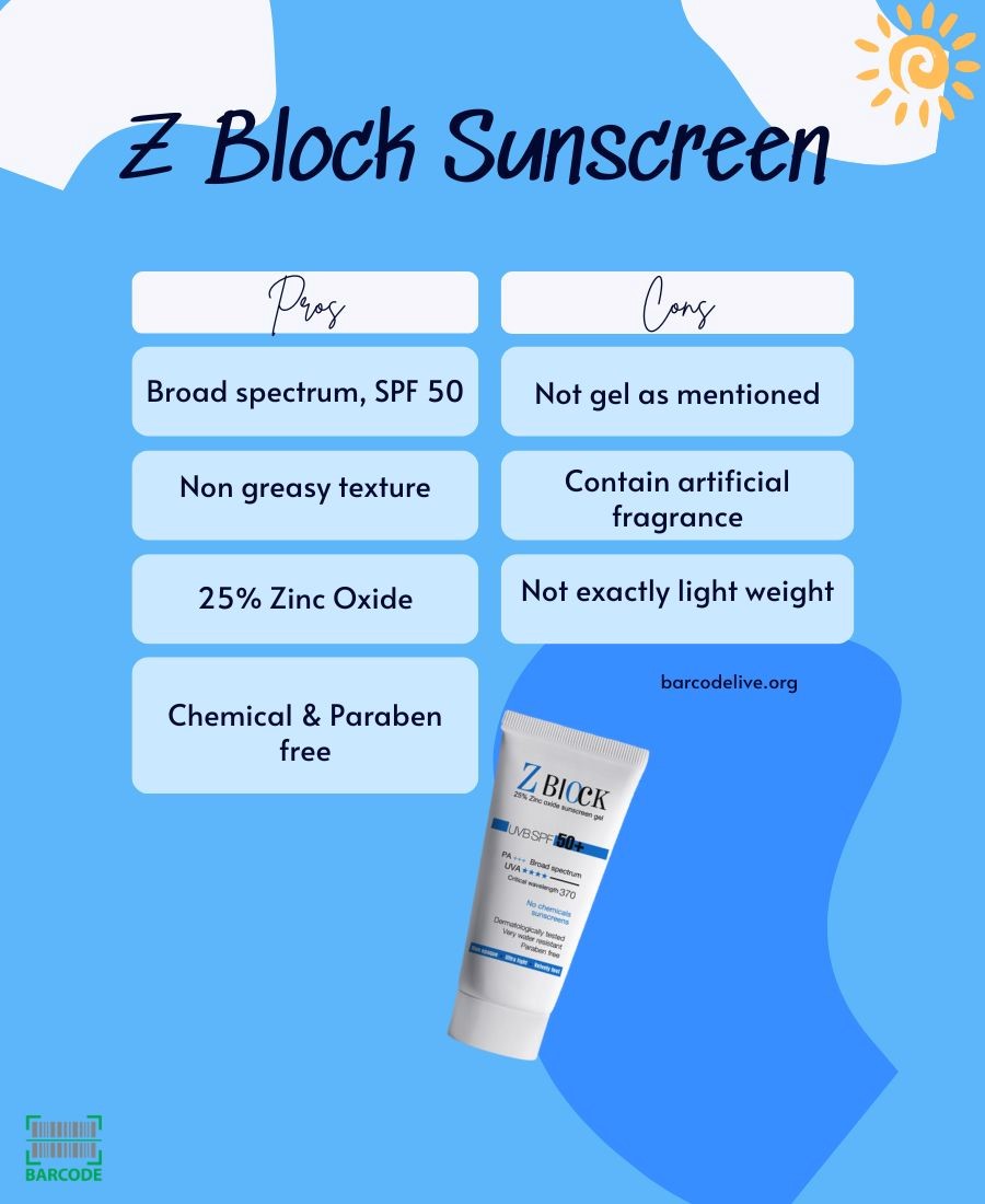Pros & cons of Z Block sunscreen