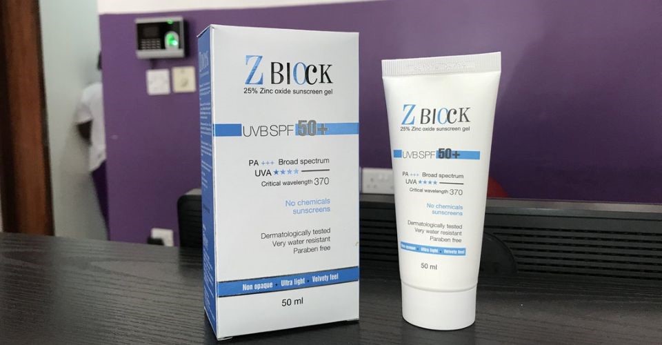 Z Block sunscreen direction for use