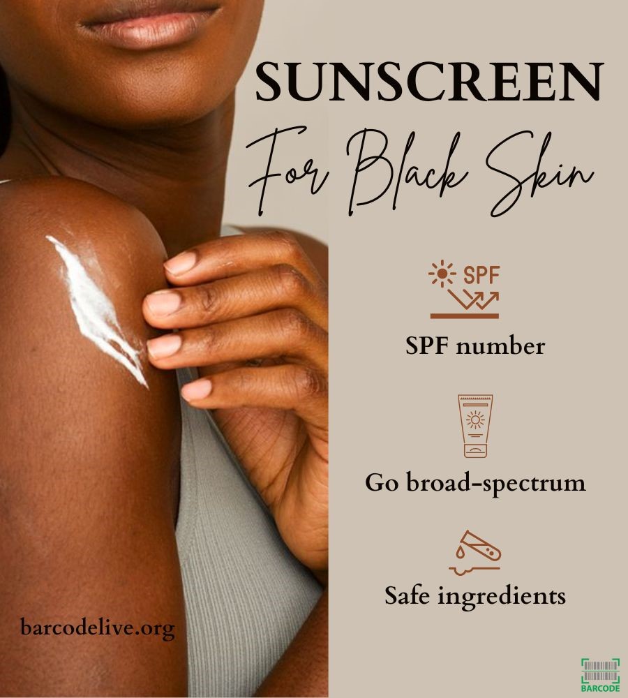 What type of sunscreen to use for black skin?