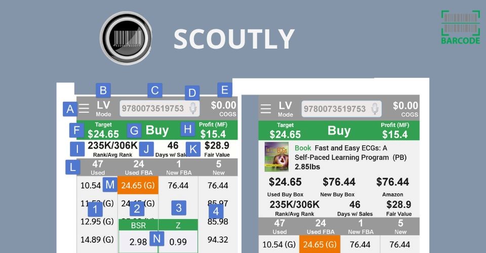 Scoutly is an Amazon price check app