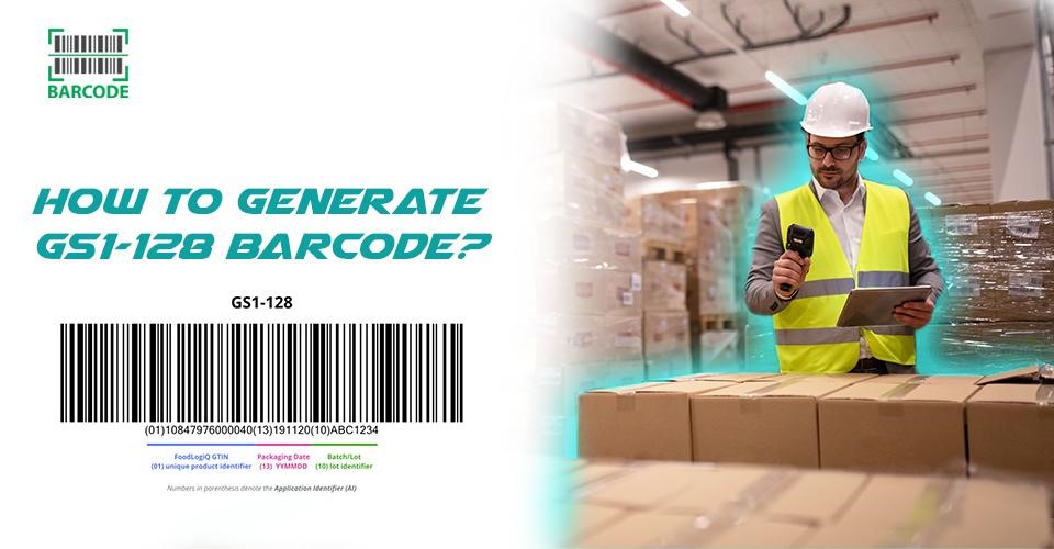 Barcode 128 Generator, GS1 128 Barcode