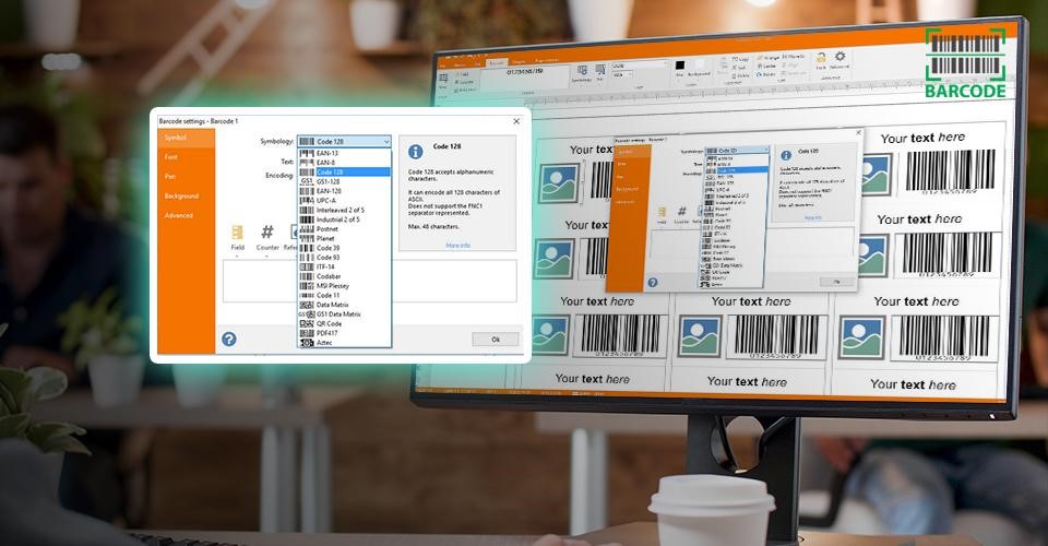 Labeljoy is a free GS1-128 barcode generator